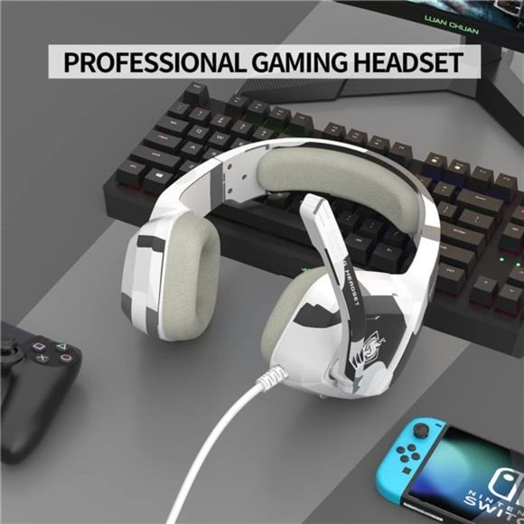 Gaming Headset for PS4, Xbox One, PC, Laptop, Mac, Nintendo Switch, 3.5MM PS4 - Picture 5 of 6
